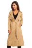 C460-155 Trench cu buzunare si cordon in talie