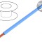 Cablu electric albastru 16mm2 6AWG PVC 450V/750V