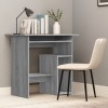 Birou Gri Sonoma 80x45x74 cm vidaXL, Lemn Prelucrat, Spatiu PC, Birou Calculator, Studiu