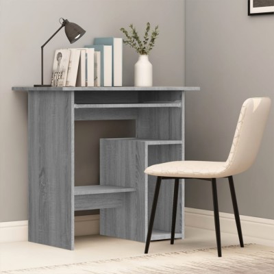 vidaXL Birou, gri sonoma, 80x45x74 cm, lemn prelucrat 815478 foto