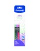 Set roller INKY 273 Pastel, SET 3 culori (verde, mov, roz), blister, Herlitz