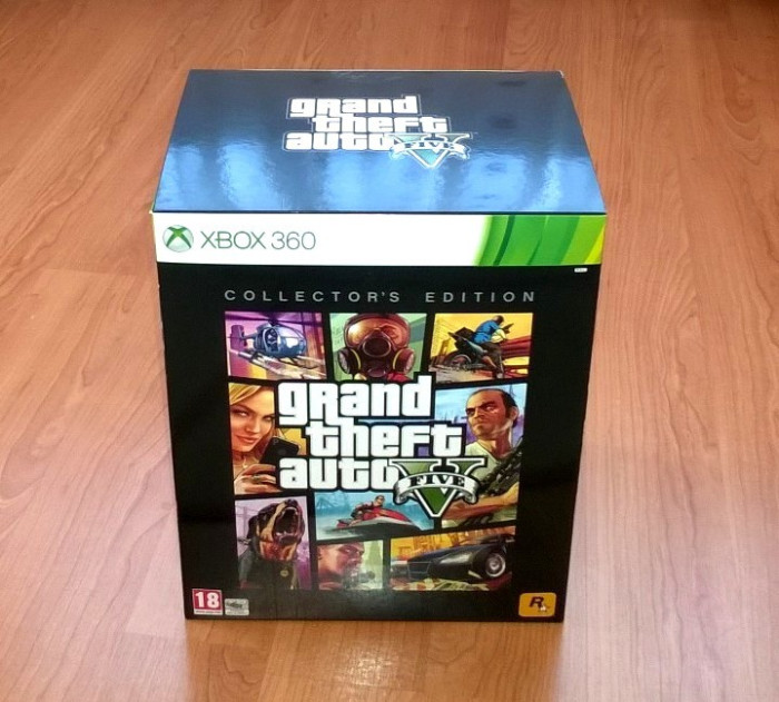 Joc XBOX 360 - Grand Theft Auto V ( GTA 5 ) Collectors Edition ,nou