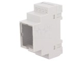 Carcasă polistiren gri pentru şină DIN 90x35x65mm