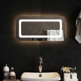 vidaXL Oglindă cu LED de baie, 60x30 cm