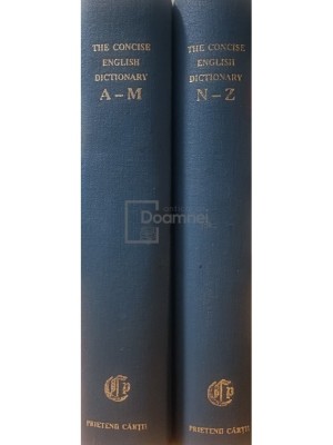 H. W. Fowler - The concise english dictionary, 2 vol. (Editia: 1993) foto