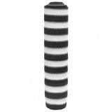 Plasă protecție intimitate antracit/alb 1,2x10 m HDPE 75 g/m&sup2;