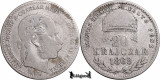 1869 KB, 20 Krajcz&aacute;r - Francisc Iosif I - Regatul Ungariei | KM 446.1, Europa, Argint