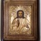 Icoana pe lemn antica, Isus Pantocrator, sec 19, doc aut. exp 30,5x26cm