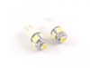 Becuri LED Pozitie T10 Alb 5 SMD Revo W5W Auto Moto Scooter ATV Iluminare Interior Numar