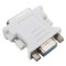 Adaptor DVI-I 24+5 tata la VGA mama, alb