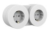 Priză Schuko aplicată 16A IP54 gri Xone - OVIVO | 406-010000-921