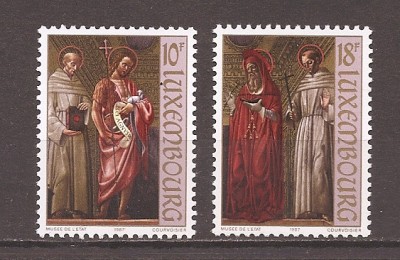 Luxemburg 1987 - Tablouri pe lemn, MNH foto