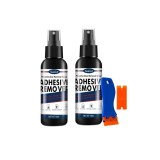 Spray &icirc;ndepărtător adeziv 200 ml cu spatulă - &icirc;ndepărtător extra puternic de etichete și autocolante