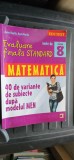 MATEMATICA CLASA A VIII A EVALUARE FINALA STANDARD 40 VARIANTE ANTON NEGRILA, Clasa 8