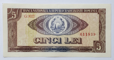 Bancnota 5 lei, 1966 foto