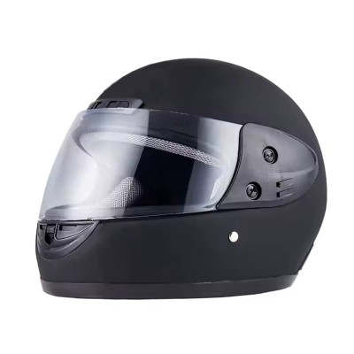 Casca moto/scuter Full face unisex, cu viziera, FIXATO, marime universala 56-62cm, neagra foto