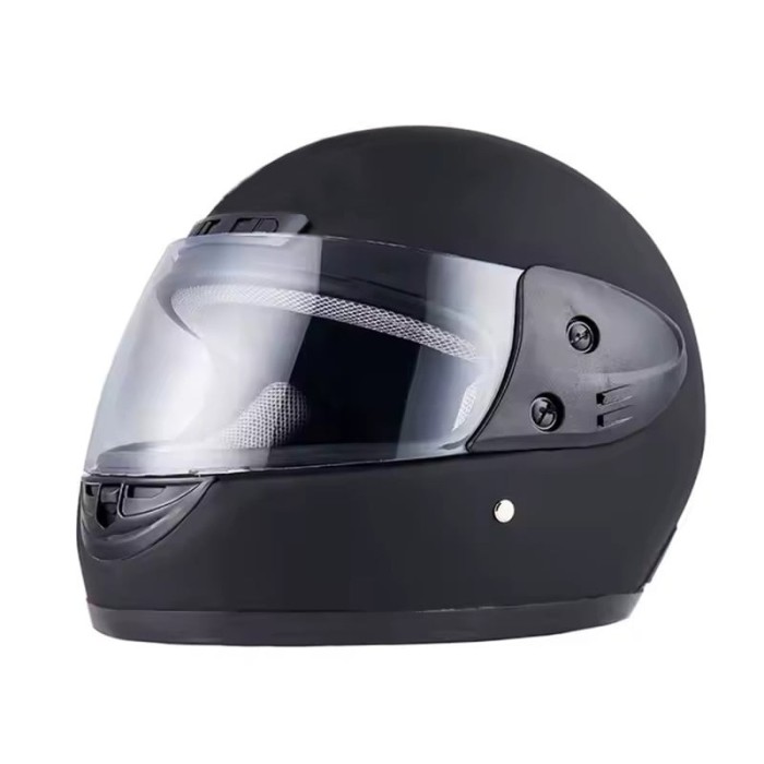 Casca moto/scuter Full face unisex, cu viziera, FIXATO, marime universala 56-62cm, neagra