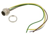 Conector M16 tată 5 pini, IP67