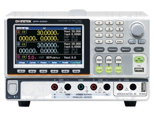 Alimentator de laborator programabil multicanal GW INSTEK GPP-3060-GPIB