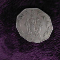 Moneda veche argintie=Malta 50 cents 1972=de colectie