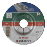 Cumpara ieftin Disc de slefuire BOSCH pentru metal, centru ingropat ,D 115 mm ,grosime 6 mm