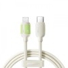 Cablu Date si Incarcare USB-C - Lightning Joyroom S-A53, 30W, 1.2m, Bej, Apple
