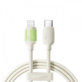 Cablu Date si Incarcare USB-C - Lightning Joyroom S-A53, 30W, 1.2m, Bej, Apple
