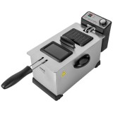 Friteuza cu ulei, VIVAX DF-2003SS, capacitate 3 l, putere 2000 W, Inox, Argintiu