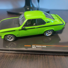 Macheta OPEL MANTA A GT/E 1974 - Ixo, scara 1/43, noua.