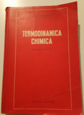 TERMODINAMICA CHIMICA-M. H. CARAPETIANT foto