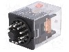 Releu electromagnetic, 24V AC, 10A, 3PDT, serie MKS, OMRON - MKS3P-5 AC24