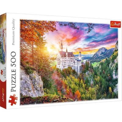 PUZZLE TREFL 500 CASTEUL NEUSCHWANSTEIN foto