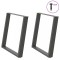 vidaXL Picioare de masă &icirc;n formă de U, 2 buc., antracit, 80x(72-73) cm, oțel 4012798