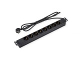 Prelungitor PDU 19&quot; cu 8 x Schuko 3m, Value 19.99.1636