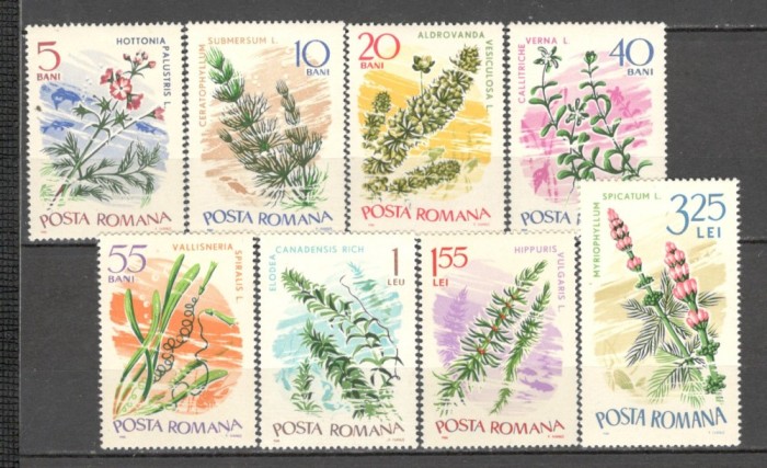 Romania.1966 Flori de apa XR.530