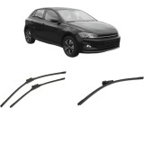 Cumpara ieftin Set 3 stergatoare Volkswagen POLO VI (AW1, BZ1, AE1) 2017-2021, pentru parbriz si luneta, Bosch Aerotwin-A 863 S+A 282 H