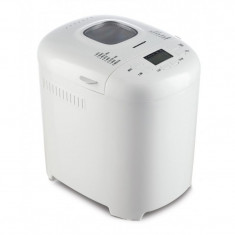 Masina de paine Pastrychef Heinner, 550 W, 15 programe, 700-900 g, afisaj LCD, 3 setari de rumenire, Alb