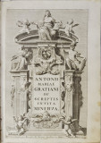 Antonii Mariae Gratiani - A Burgo S. Sepulcri Episcopi Amerini De Scripta Invita MInerva Ad Adolysium Fraterem, II Vol., Floren&Aring;&pound;a, 1745