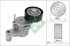 INA 534 0726 10 Intinzator curea, curea distributie foto