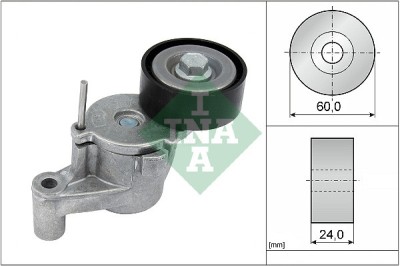 INA 534 0726 10 Intinzator curea, curea distributie foto