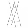Picioare Masa Bar Pliabile Otel Zincat Argintiu 45x53x108cm, Sarcina Max 110kg, Diametru Blat 50-60cm