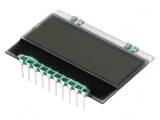 Afișaj LCD Alfanumeric FSTN 10x4 Alb 36x25mm