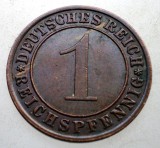 B.197 GERMANIA WEIMAR 1 REICHSPFENNIG 1934 A