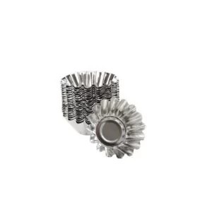 Set de forme pentru prajituri &icirc;n forma de cosulete din tabla zincata - 20 de bucati Handy KitchenServ