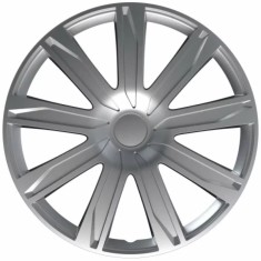 Set capace roti auto Cridem Raze 4buc - Argintiu - 15&#039;&#039; Garage AutoRide