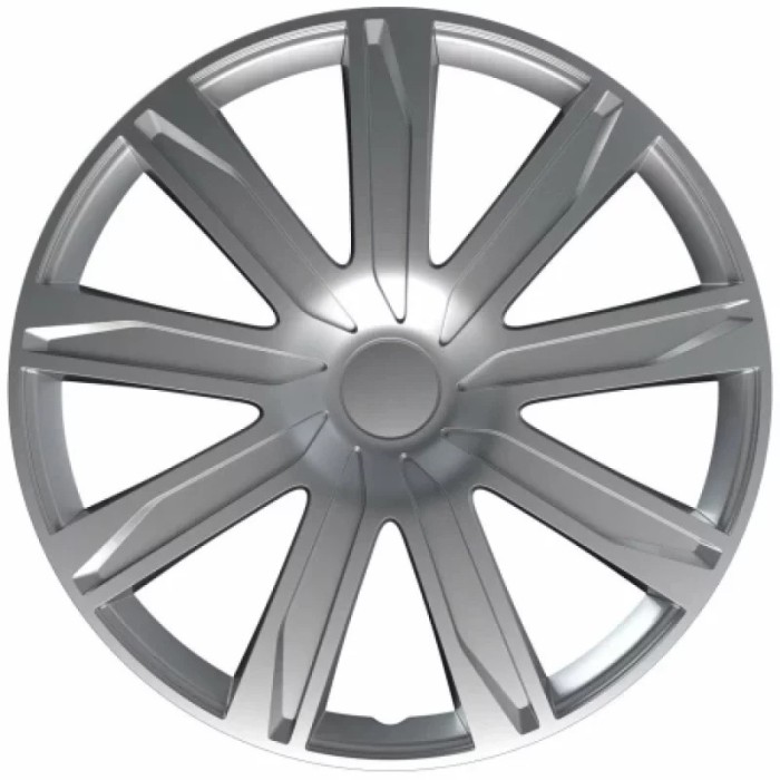 Set capace roti auto Cridem Raze 4buc - Argintiu - 15&#039;&#039; Garage AutoRide