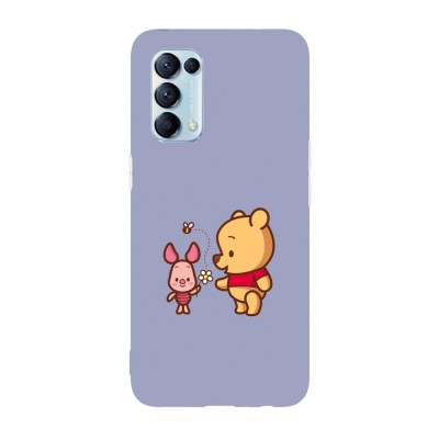 Husa compatibila cu Oppo A72, Viceversa, model Winnie the Pooh and Piglet, Silicon, TPU foto