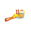 Piscina gonflabila pentru copii, de joaca, cu tobogan, 435x213x117 cm, Bestway Lil' Champ, Portocaliu, Dreptunghi