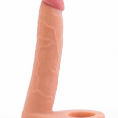 Strap On Anal The Ultra Soft Double, Natural, 15 cm