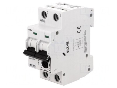 &amp;Icirc;ntrerupător Motor 0,75kW 220-440VAC pentru Șină DIN IP20 foto